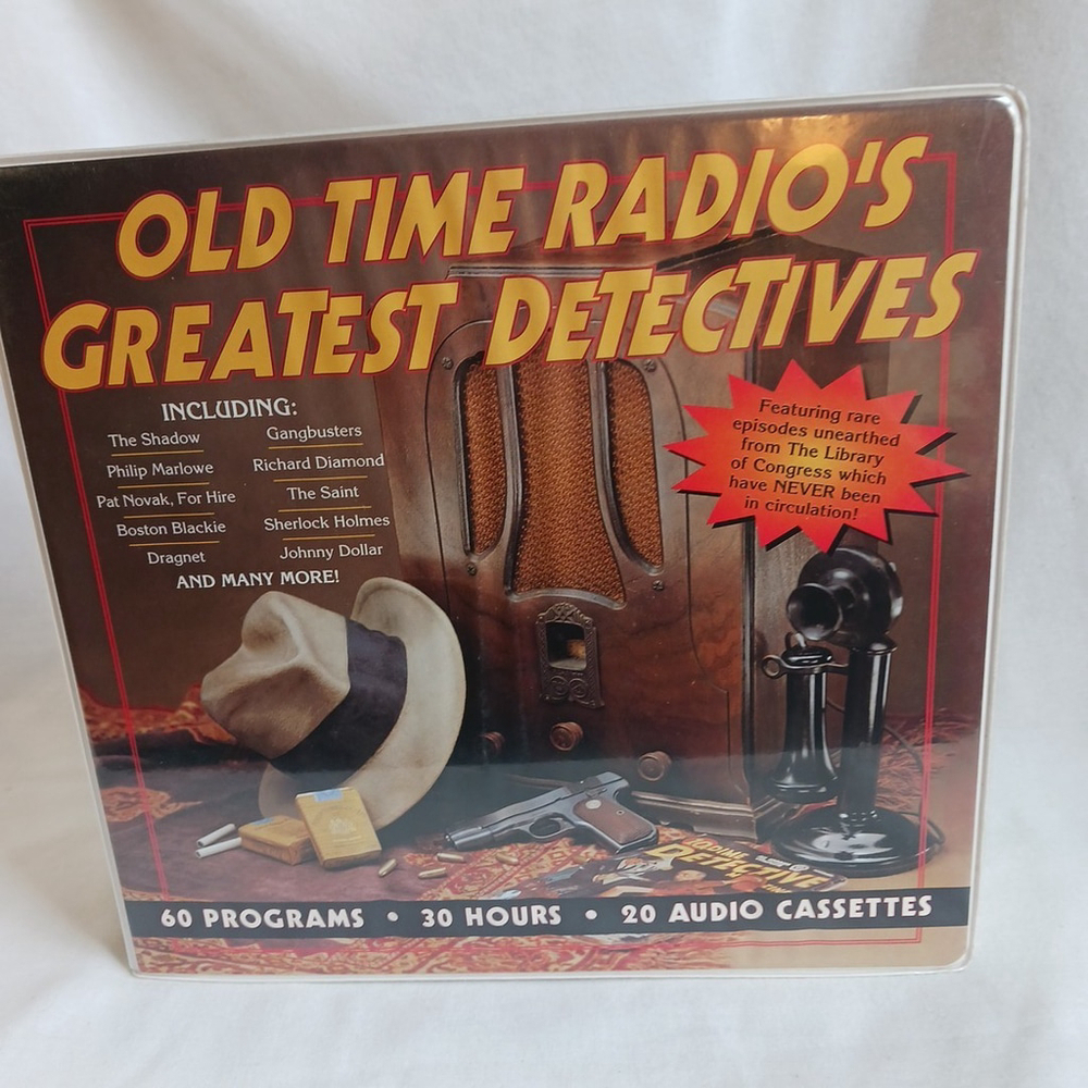 Old Time Radio's Greatest Detectives Cassette Set